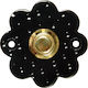 Zogometal Doorbell Black 224 Black Patina Silver