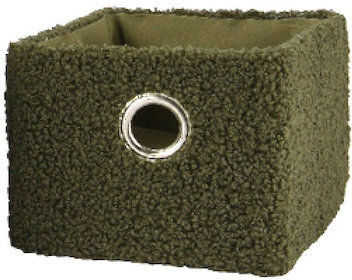 Kaemingk Storage Basket Fabric Green 14x20x12cm 1pcs