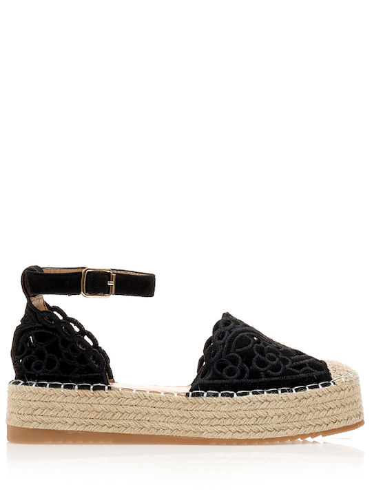 Tsoukalas Women's Espadrilles Black