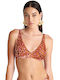 Bikini Triunghi cu burete Animal Print Pink