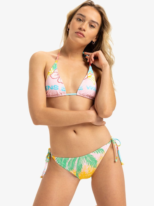 Roxy Women's Swimwear Atlas Bikini Tie Side Bottom Pink Carnation