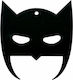 Ξύλινο Στοιχείο Κρεμαστό Μάσκα Batman 6x6.5cm 3τμχ