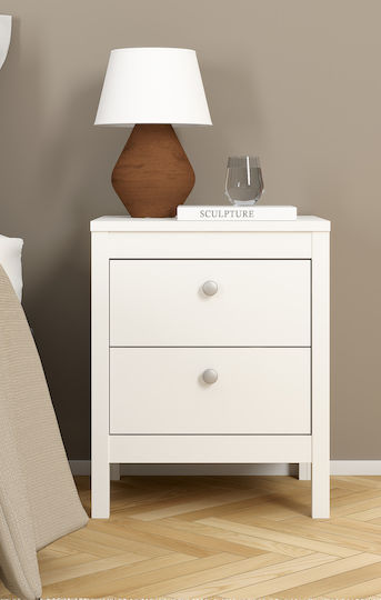 Wooden White 43.8x38.4x54.1cm 0191.TV62