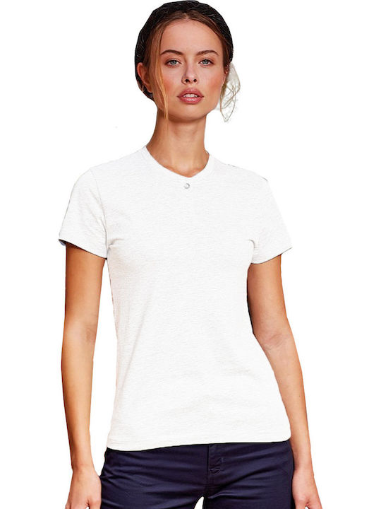 Premier Ανδρικό Διαφημιστικό T-shirt Κοντομάνικο White