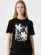Women's Blouse Cotton Black
