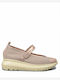 Slingback Ballerinas With strap Nude