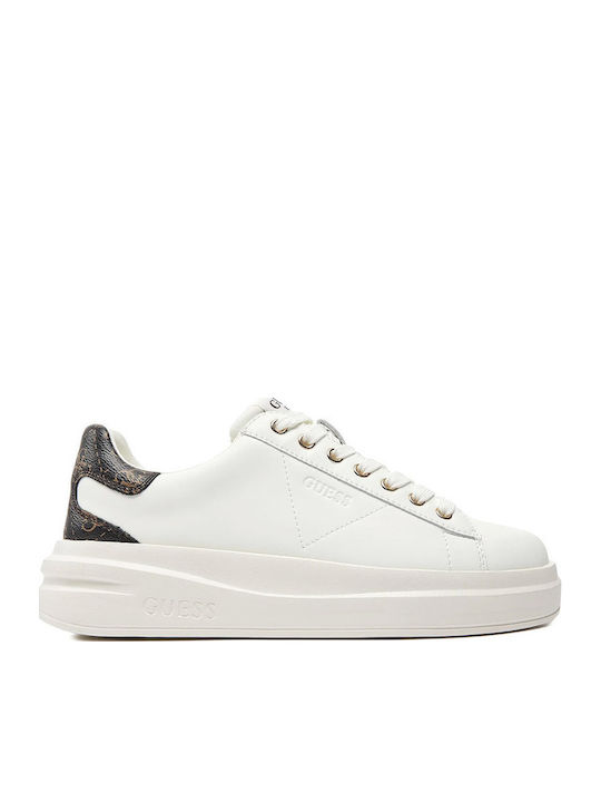 Guess Γυναικεία Sneakers Λευκά