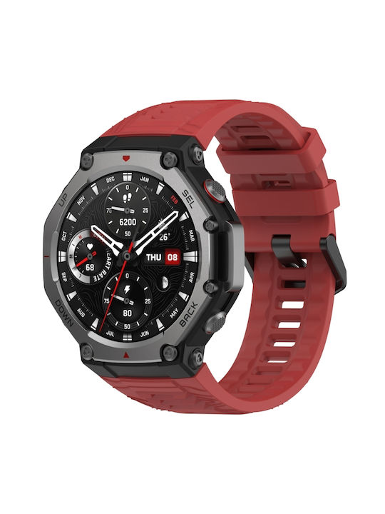 Armband Silikon Rot (Amazfit T-Rex 3)