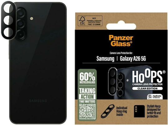 PanzerGlass Hoops Camera Protection Tempered Glass Transparent for the Samsung Galaxy A26 5G