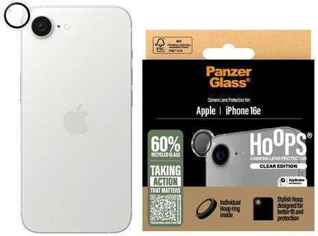 PanzerGlass PicturePerfect Προστασία Κάμερας Tempered Glass Διάφανο για το iPhone 16e