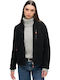 Fleece Γυναικεία Ζακέτα Black