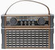 105682 Retro cu Bluetooth și USB Gri