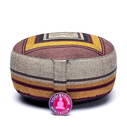 Buchweizen Meditationskissen Mehrfarbig 33x17cm
