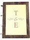 Holz Hochzeitswunschbuch Plexiglas Initialen 31cm x 22,5cm Wbp/926004 Kaliso Kls-wbp-926004