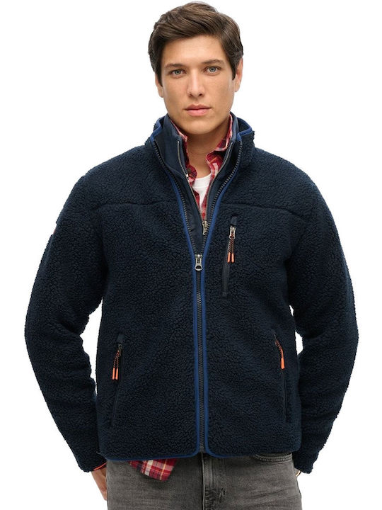 Men's Fleece Cardigan Eclipse Navy