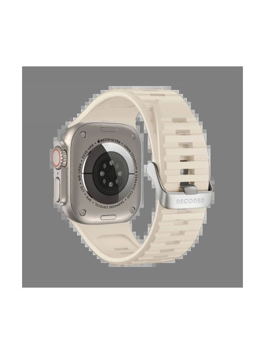Decoded Curea Silicon Alb (Apple Watch 42/44/45/49 mm, Apple)