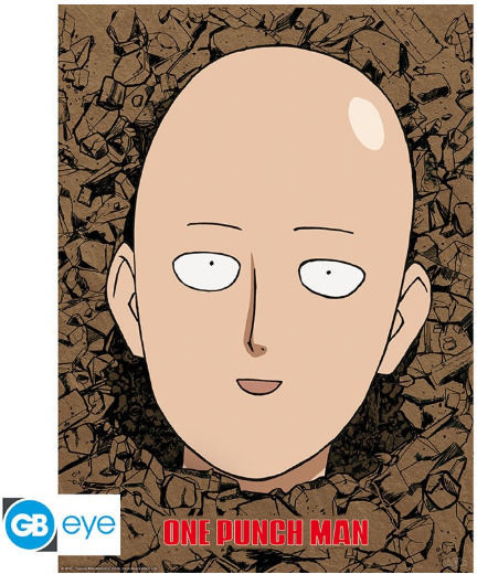 One Punch Man Poster Lächeln 52x38cm
