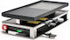 Solis Tischplatte Elektrogrill Aluminium Glatte und Geriffelte Platte 1500W mit einstellbarem Thermostat 53cmx24cmcm