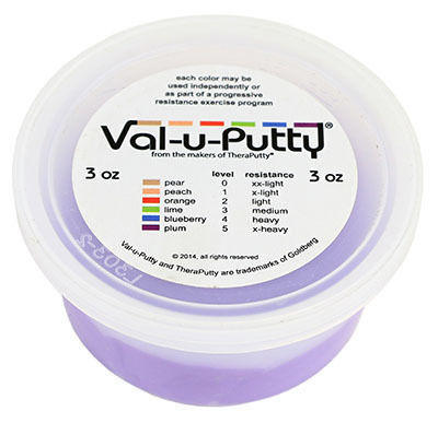 Cando Theraputty Nude Plum Πλαστελίνη Πηλός Εξάσκησης Χεριών 84gr X-firm