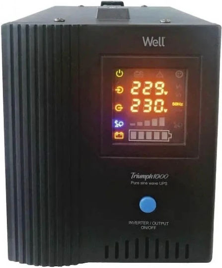 Ups Κυκλοφορητες 230v 1000va/700w Well