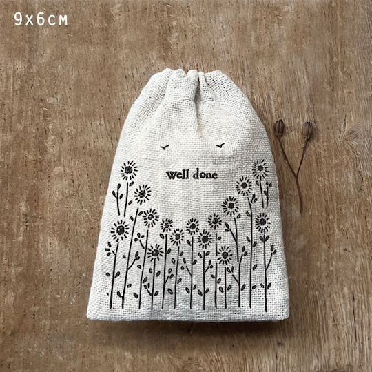 Synchronia Stoff Beutel für Geschenke Mehrfarbig 6.5x8.5cm.
