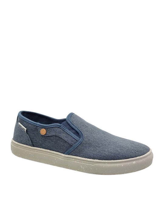 Americanino Men's Canvas Slip-Ons Blue