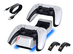 NYKO Controller-Ladestation 2 Controller PS5 Weiß