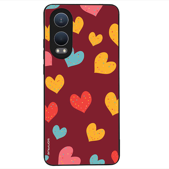 Carcasă Sonique Heart Series pentru OnePlus Nord CE 4 Lite 5G Bordeaux