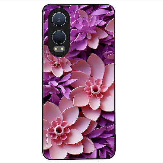 Husă Sonique Seria Flori 3D pentru OnePlus Nord CE 4 Lite 5G Roz