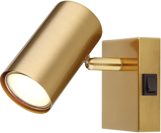 Globo Lighting Einzel Spot mit Fassung GU10 in Gold Farbe