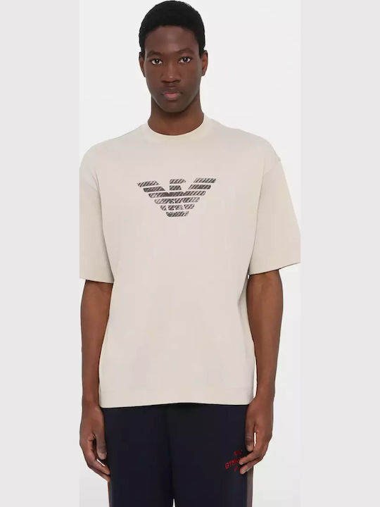 Tシャツ・カットソー EMPORIO ARMANI Men T-shirt Beige EM001033AF10017 M1052 T-shirt Emporio Armani | Slim Fit | color Beige | Gomez.pl/en