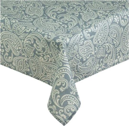 JumT Покривка за маса Grey Blue Paisley Beige 180x140бр