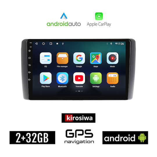 Ηχοσύστημα Αυτοκινήτου για Nissan Leaf 2009 2017 (Bluetooth/USB/AUX/WiFi/GPS/Apple-Carplay/Android-Auto) με Οθόνη Αφής 9"