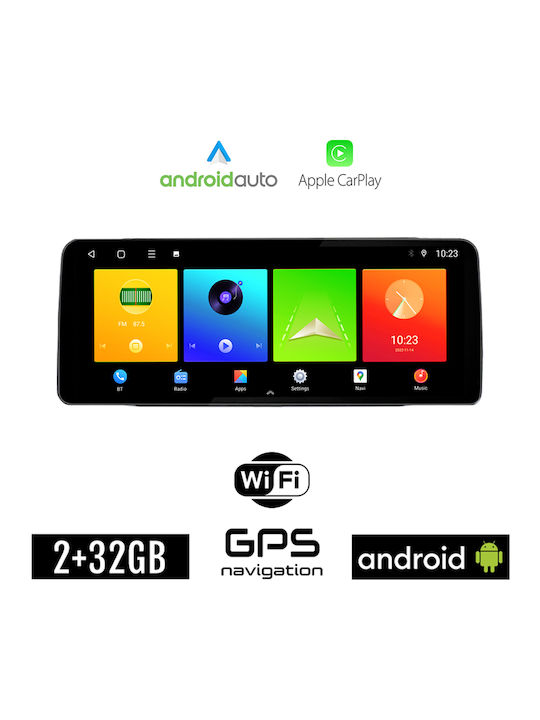 Auto-Audiosystem für Nissan Blatt 2009 2017 (Bluetooth/USB/WiFi/GPS/Apple-Carplay/Android-Auto) mit Touchscreen 12.3"