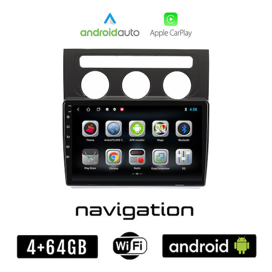Booma Car Audio System for Volkswagen Touran 2003 2010 (Bluetooth/USB/WiFi/GPS/Apple-Carplay/Android-Auto) with Touch Screen 10"