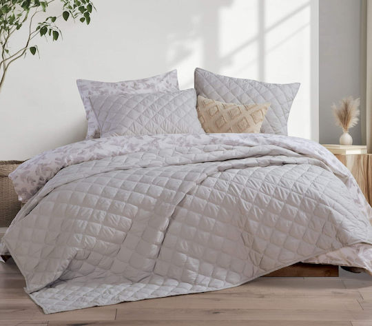 Nef-Nef Homeware Olga Tagesdecke Übergröße Mikrofaser Grey 230x240cm