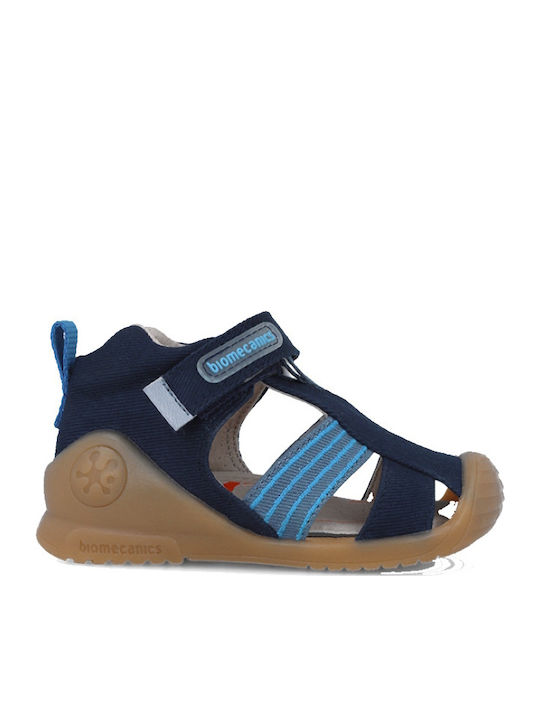 Biomecanics Sandale Tip Pantof Anatomice Albastre