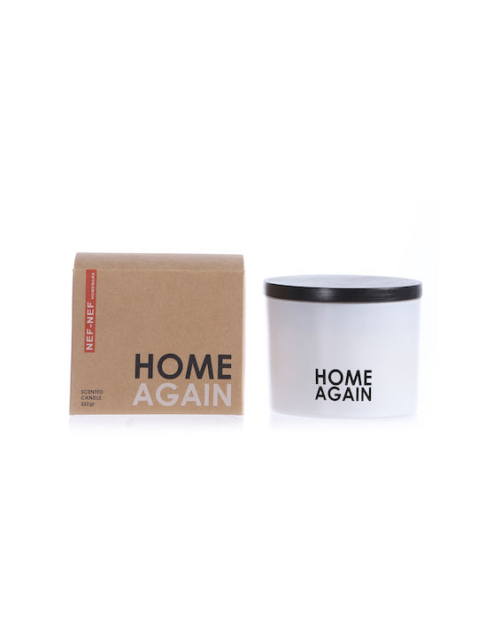 Αρωματικό Κερί Nef-nef Homeware Home Aqain 320gr White Home Again 320 Gr