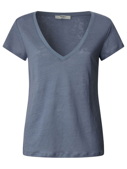 Pepe Jeans Megan Γυναικείο T-shirt Blue