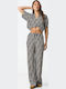 Women's Fabric Trousers Black