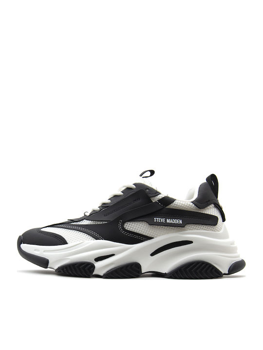 Steve Madden Possess Chunky Sneakers White-Black
