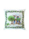 Dimeco Dekorativer Kissenbezug Catania Grüne 45x45cm