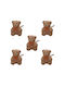Kinder-Möbelgriffe 5er-Set Beboulino Bär Beige 99900030012