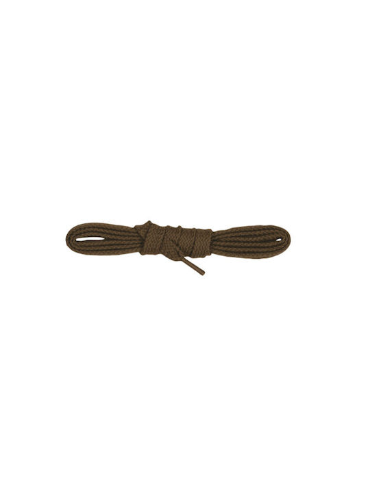 Bergal Laces Flat Medium Brown 150cm Shoelaces Flat 150cm No-Tie Color Medium Brown
