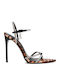 Fabric Sandals Brown