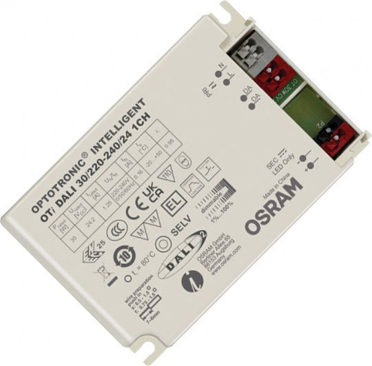 Бутон за управление 30W бял Dali2 Osram 4062172329767 Zambelis 4062172329767 бял