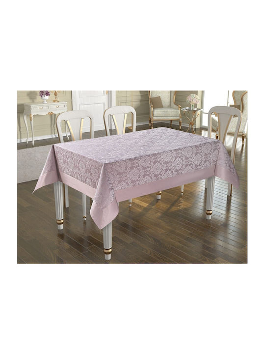 Tropik Home Τραπεζομάντηλο Pink 160x220εκ.
