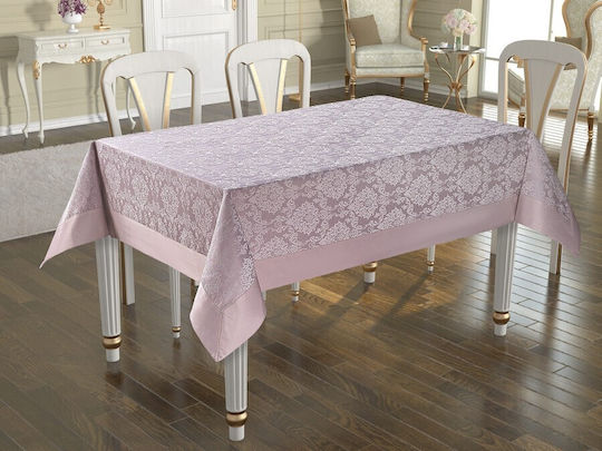 Tropik Home Τραπεζομάντηλο Pink 160x220εκ.