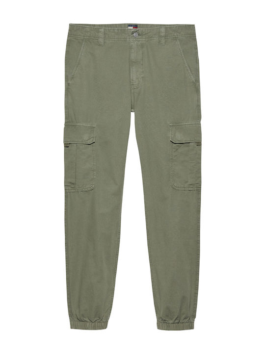 Pantaloni Bărbați Cargo Relaxed Fit Kaki