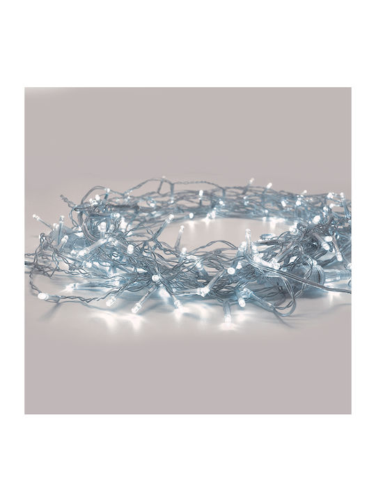 300 Lights LED 15m. White in String 1pcs
